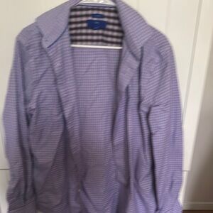 Egara Purple and White Dress Shirt